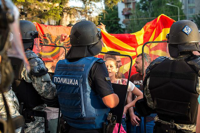 Macedonia’s civil society stands up against police brutality