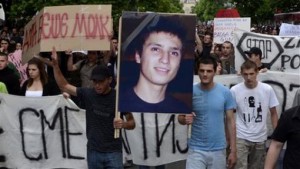 Protests in 2011 following the death of Martin Neskovski